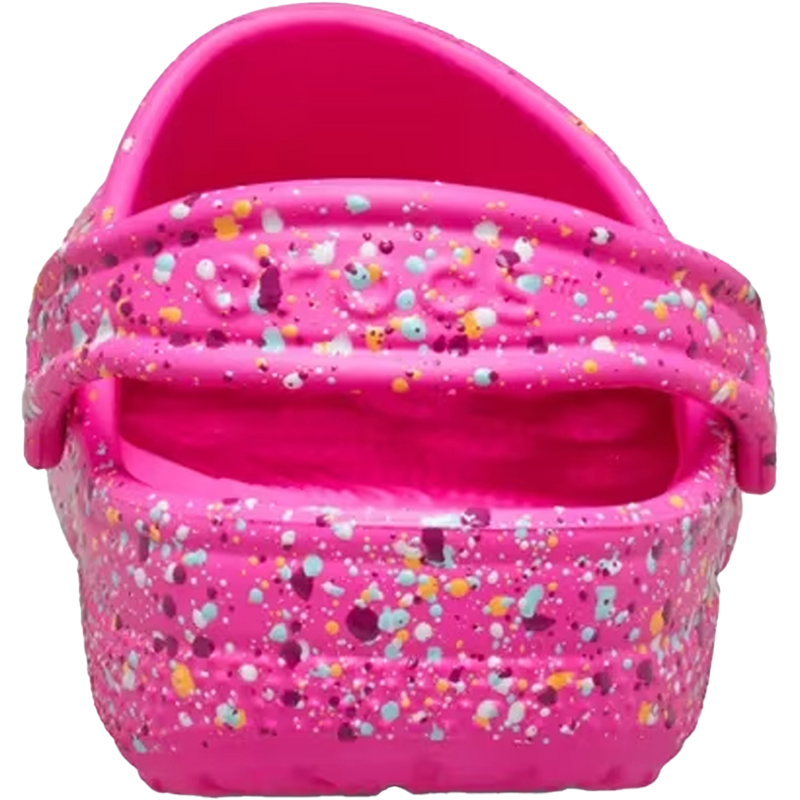 Youth Classic Paint Splatter Clog Toddler, Crocs Youth Toddler Classic Paint Splatter Clog Heel