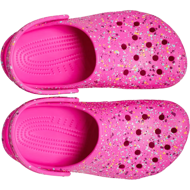 Youth Classic Paint Splatter Clog Toddler, Crocs Youth Toddler Classic Paint Splatter Clog Pair Top