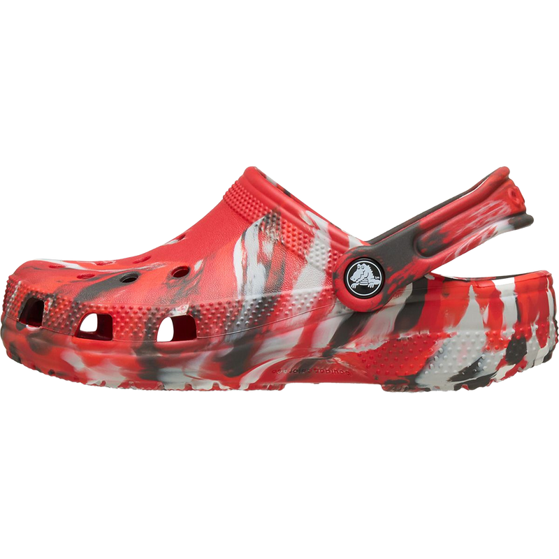 Youth Classic Marbled Clog Toddler, Crocs Youth Classic Marbled Clog Toddler Left