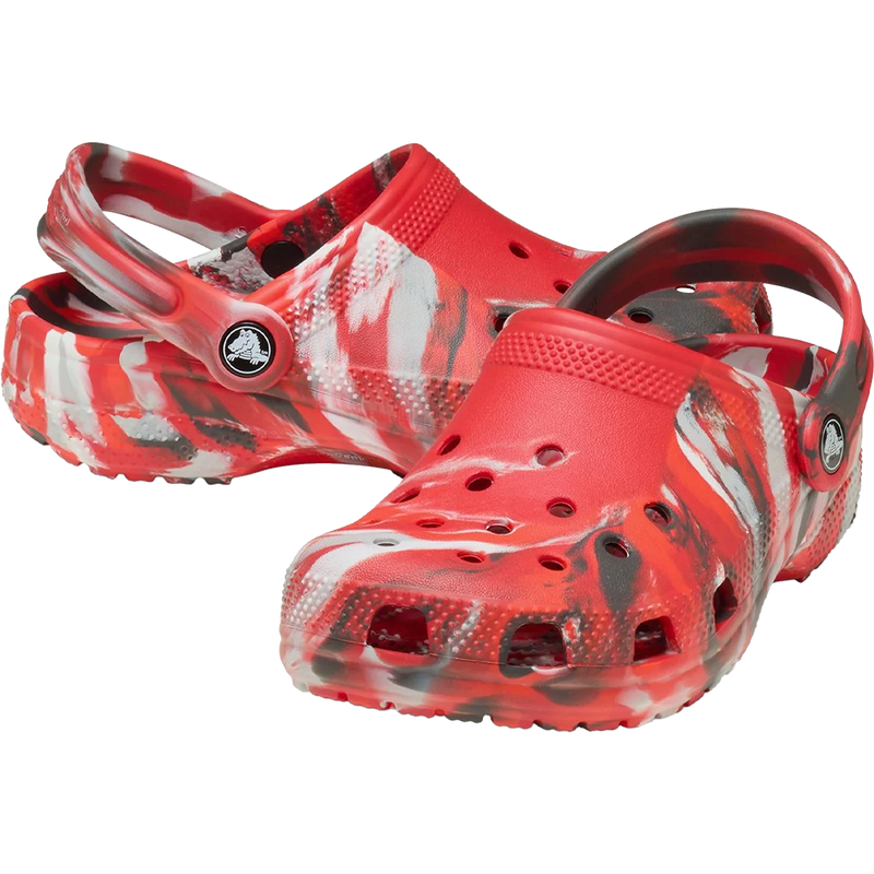 Youth Classic Marbled Clog Toddler, Crocs Youth Classic Marbled Clog Toddler Pair Toe