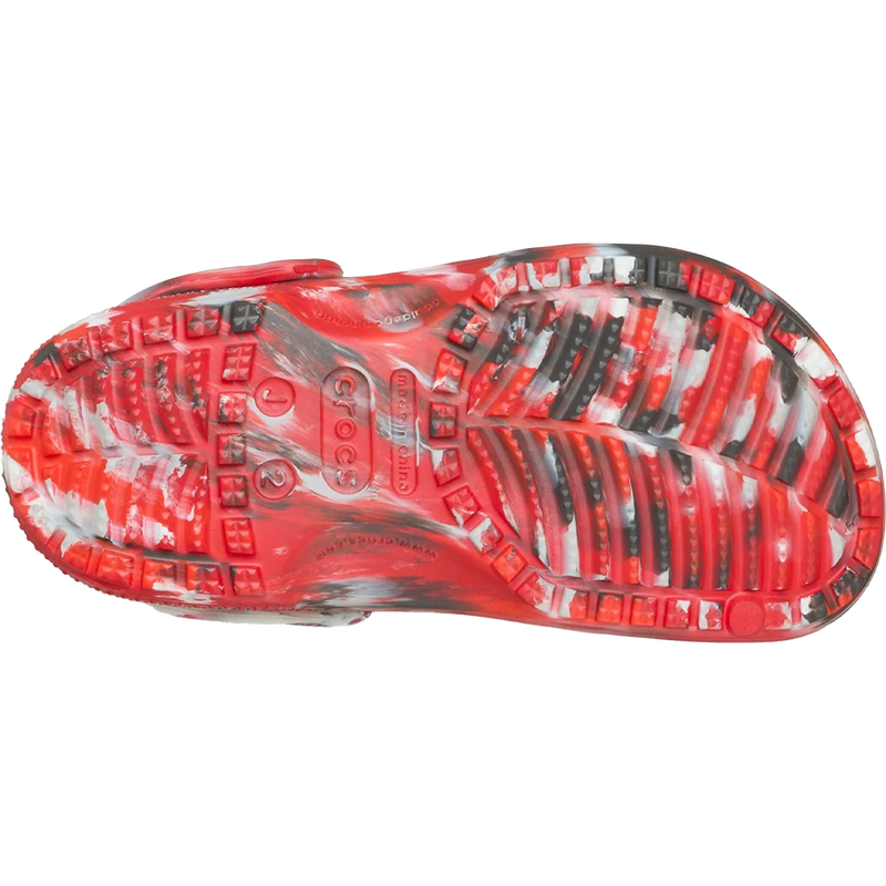 Youth Classic Marbled Clog Toddler, Crocs Youth Classic Marbled Clog Toddler Bottom