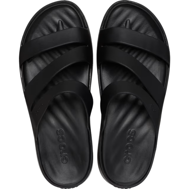 Women's Getaway Strappy, Crocs Women's Getaway Strappy in 001 Black pair top
