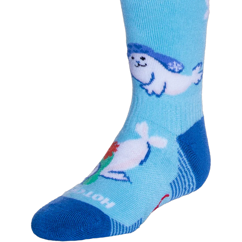 Youth Seals Mid Volume Sock, Hot Chillys Youth Seals Mid Volume Sock toe
