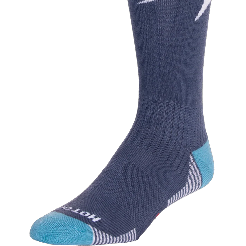 Heli Fiesta Mid Volume Sock, Hot Chillys Heli Fiesta Mid Volume Sock toe