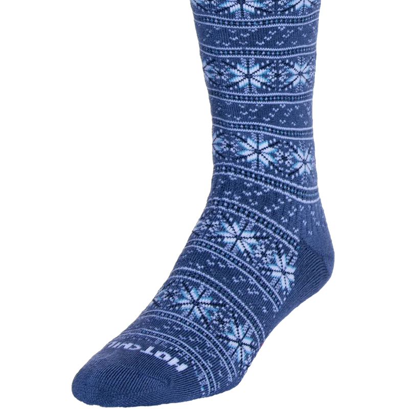 Nordic Fairisle Mid Volume Sock, Hot Chillys Nordic Fairisle Mid Volume Sock toe