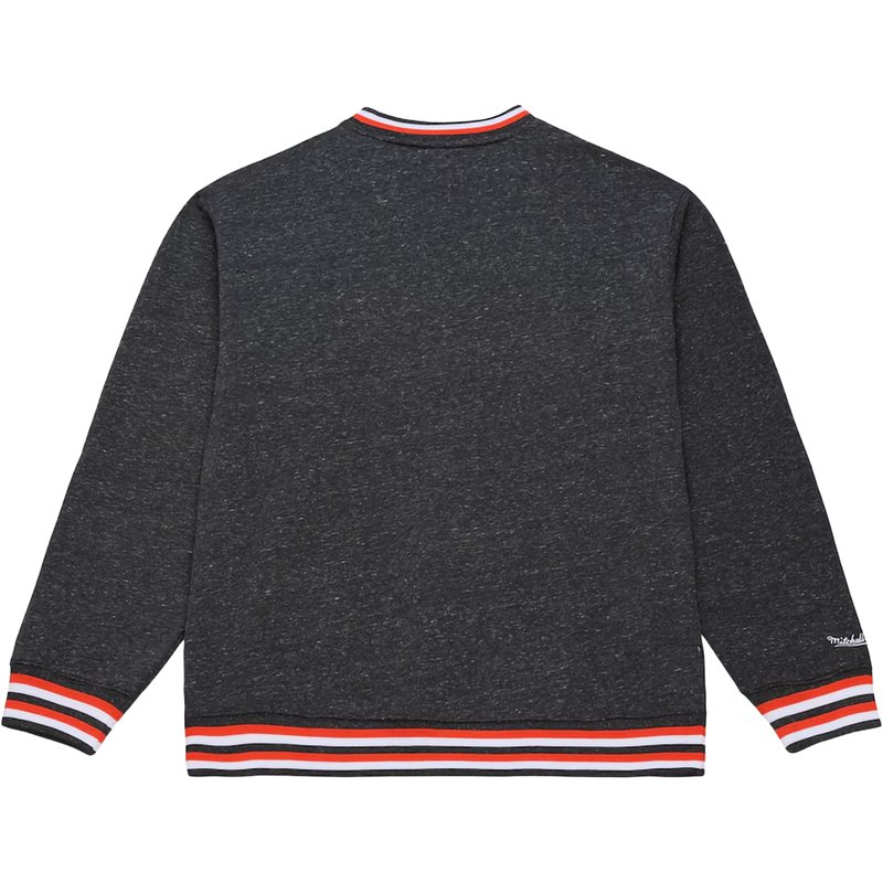 Giants Winning Streak Fleece Crew, Mitchell & Ness Giants Winning Streak Fleece Crew in Black back