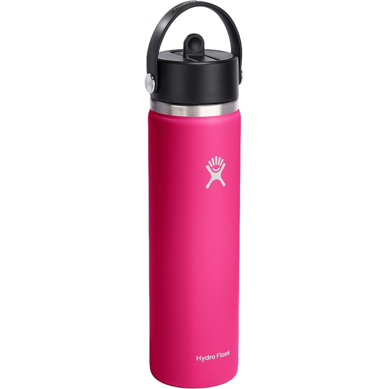 24 oz Wide Flex Straw Cap, Hydro Flask 24 oz Wide Flex Straw Cap 3/4 view