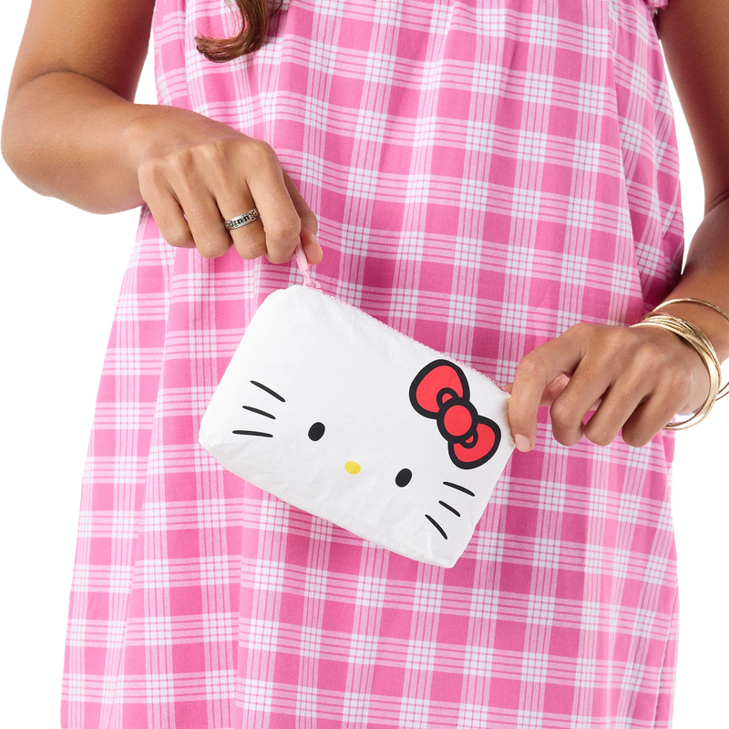 Kitty Face Mini Pouch, ALOHA Collection Kitty Face Mini Pouch Front