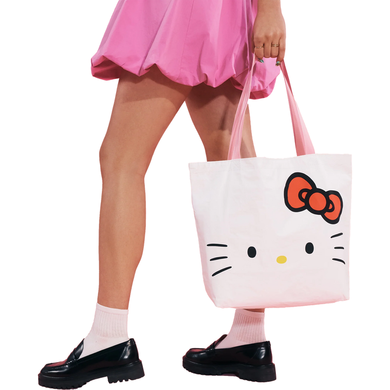 Kitty Face Reversible Tote, ALOHA Collection Kitty Face Reversible Tote held down