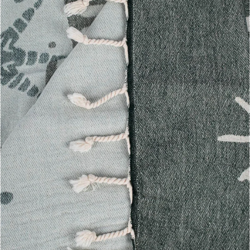 Ziggy the Whale Beach Towel, Sand loud Ziggy the Whale Beach Towel Tassels