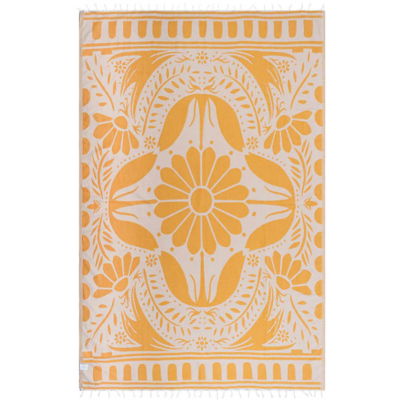 Nippon Daisy Large Beach Towel, Sand Cloud Nippon Daisy Large Beach Towel Large in Natural back