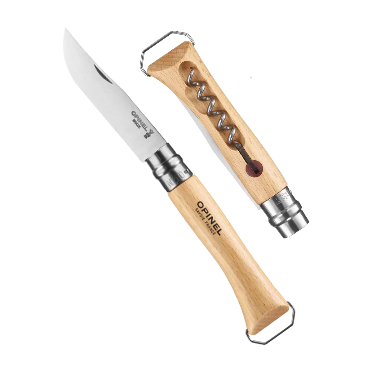 No.10 Corkscrew Stainless Steel Folding Knife with Bottle Opener alternate view