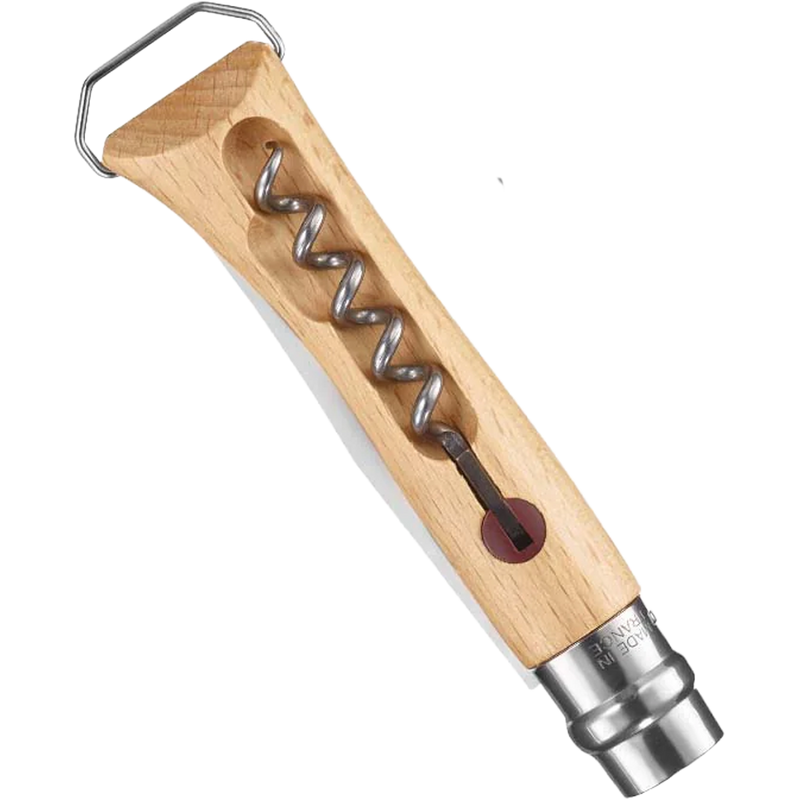 No.10 Corkscrew Stainless Steel Folding Knife with Bottle Opener, Featured Image