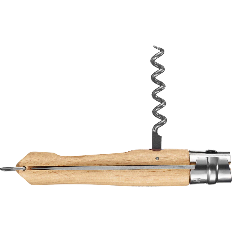 No.10 Corkscrew Stainless Steel Folding Knife with Bottle Opener, Opinel No.10 Corkscrew Stainless Steel Folding Knife with Bottle Opener corkscrew