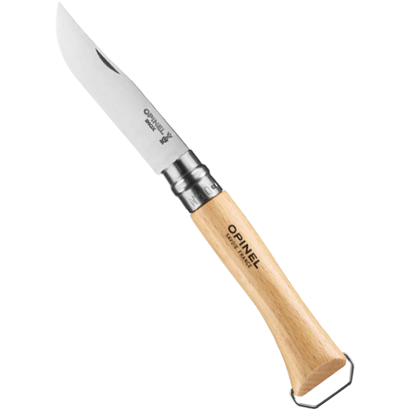 No.10 Corkscrew Stainless Steel Folding Knife with Bottle Opener, Opinel No.10 Corkscrew Stainless Steel Folding Knife with Bottle Opener knife open