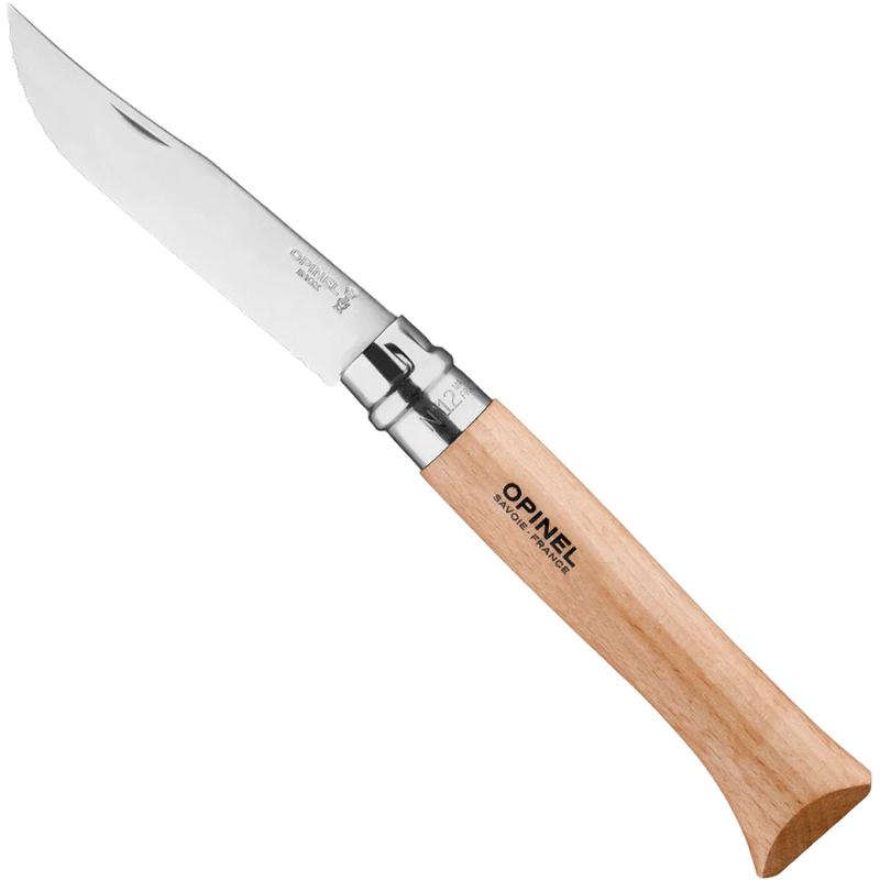 No.12 Serrated Folding Knife, Opinel No.12 Serrated Folding Knife open
