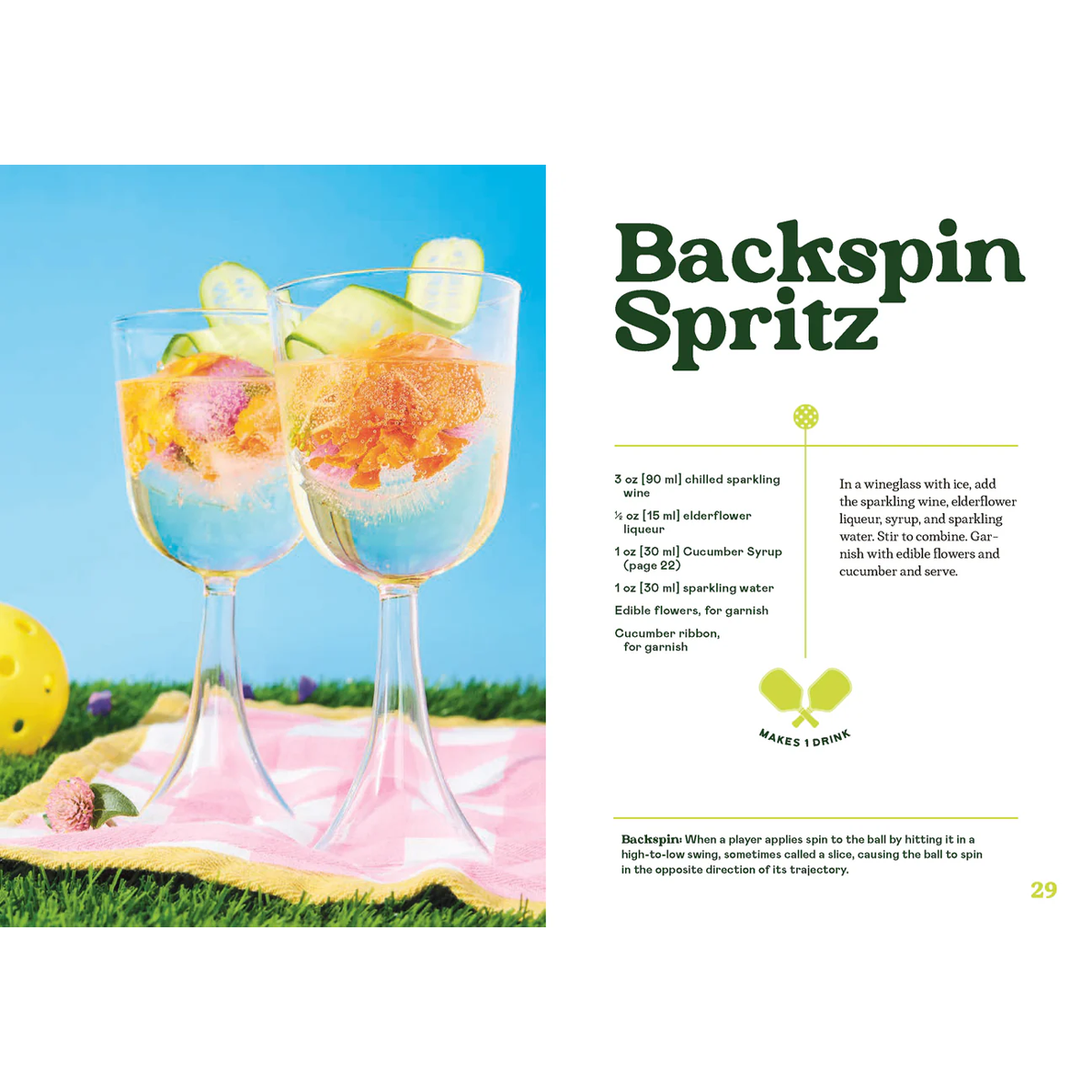 Dinks and Drinks Cocktail Book alternate view