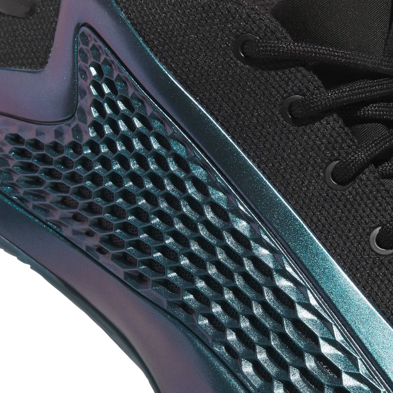 Anthony Edwards 1 Low, Adidas Anthony Edwards 1 Low in Arctic Night/Core Black side texture
