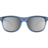 Gloss Crystal Blue + Polarized Silver Mirror