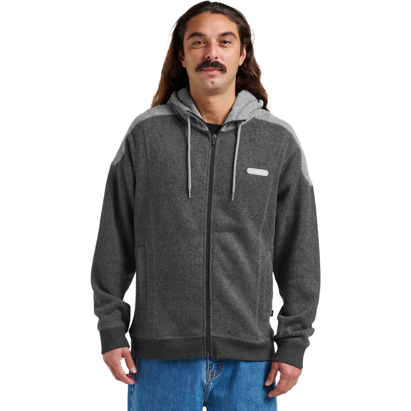 Men's Keller Zip Hoodie, Quiksilver Men's Keller Zip Hoodie front