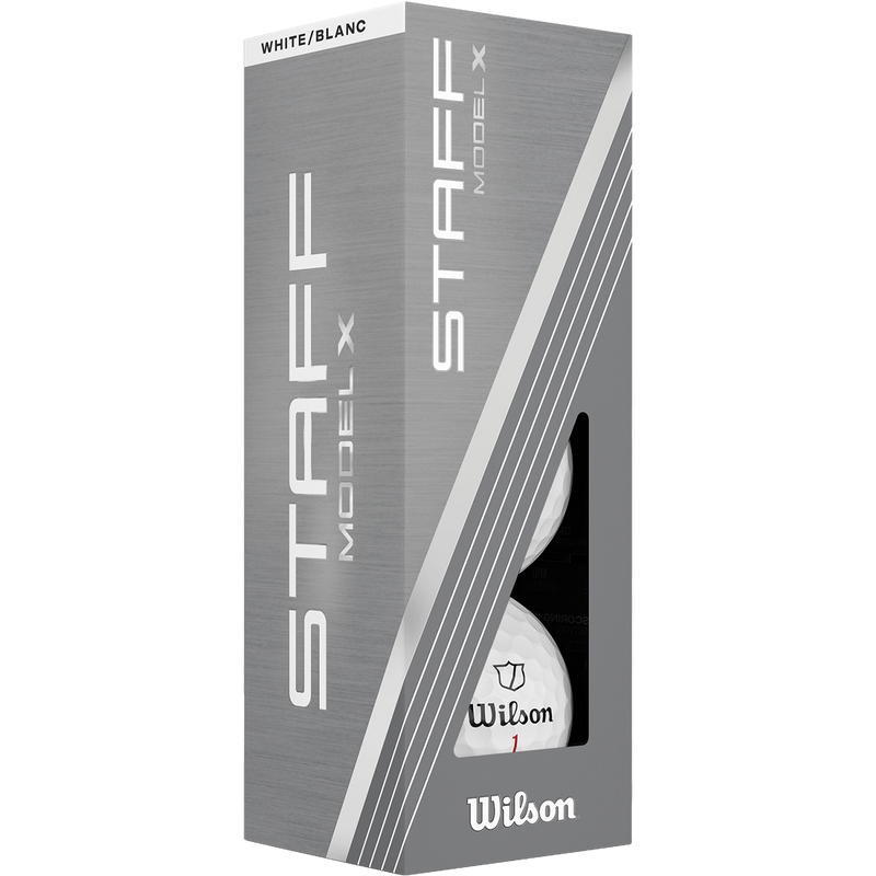 Staff Model X - 2024, Wilson Staff Model X in white individually packaged