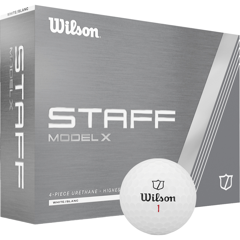 Staff Model X - 2024, Wilson Staff Model X in white packaging and ball