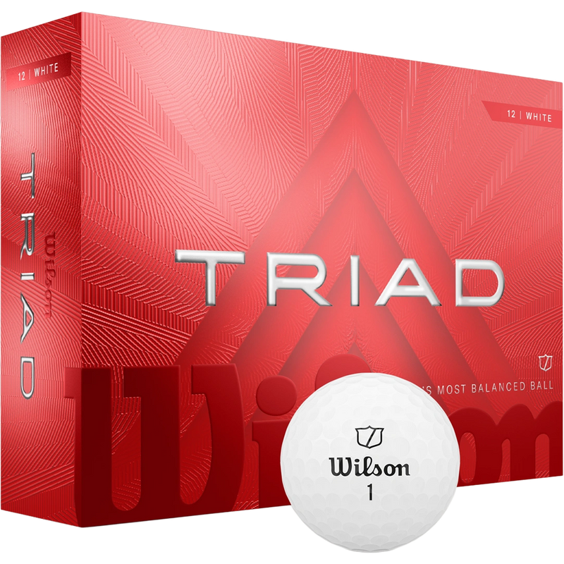 Triad Golf Ball 12 Pack, Wilson Triad Golf Ball 12 Pack Ball and Box