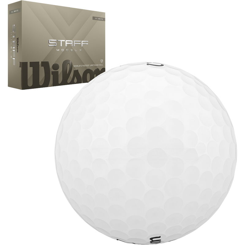 Staff Model X - 2026, Wilson Staff Model X in white with detailed texture