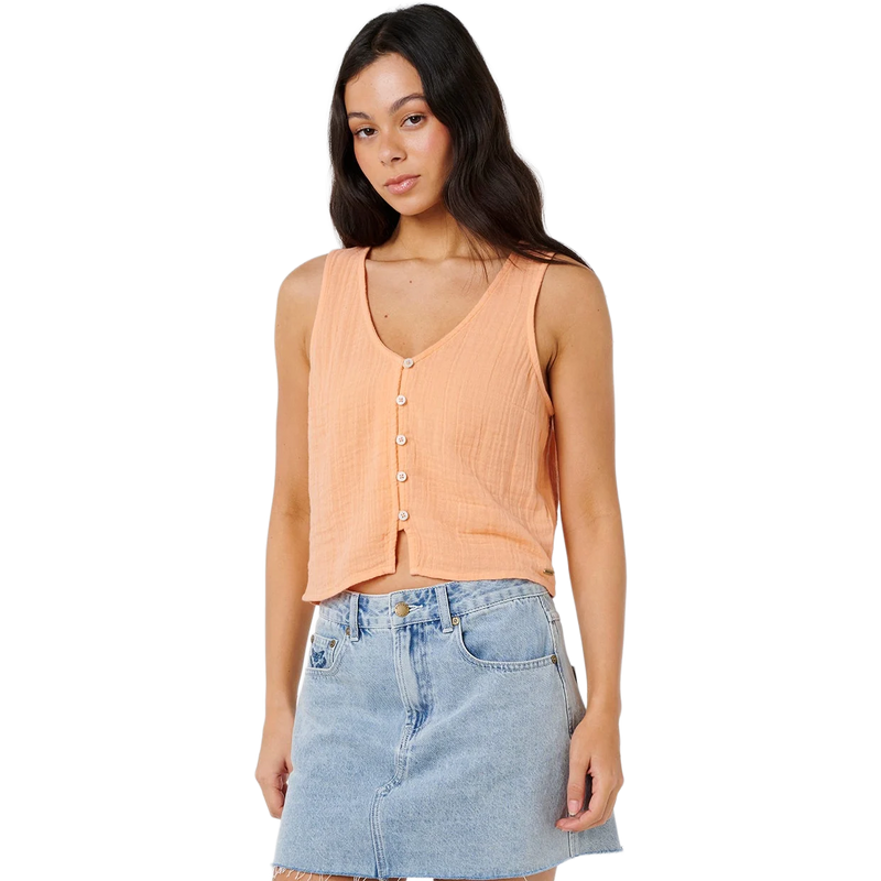 Women's Premium Surf Top, Rip Curl Women's Premium Surf Top in 0798 Papaya