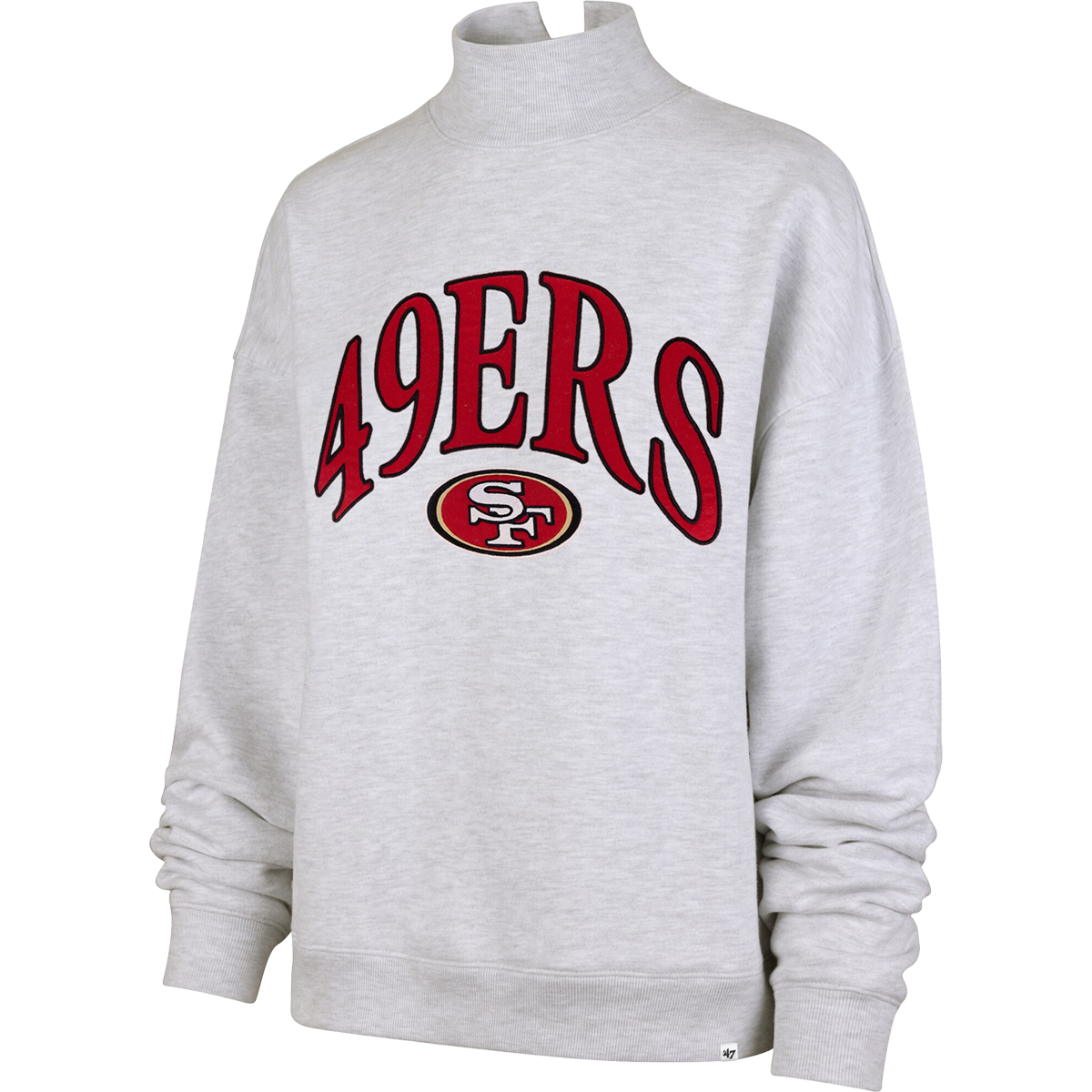 Women's 49ers Vantage Mock Neck Pullover alternate view