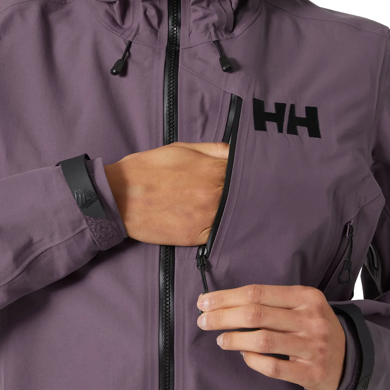 Women's Odin 9 Worlds 3.0 Jacket, Helly Hansen Women's Odin 9 Worlds 3.0 Jacket chest pocket