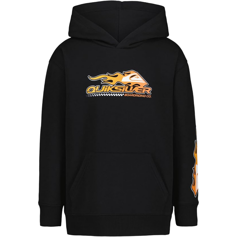 Youth Speed Rise Hoodie, Quiksilver Youth Speed Rise Hoodie in 001 black front