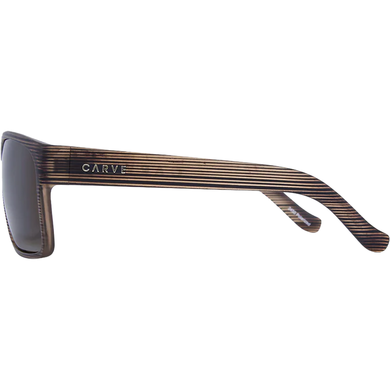 Vendetta, Carve Vendetta in Matte Brown Streak + Brown Polarized left