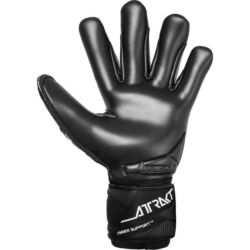 Attrakt Freegel Infinity Finger Support Glove, Reusch Attrakt Freegel Infinity Finger Support Glove in 7700-Black palm