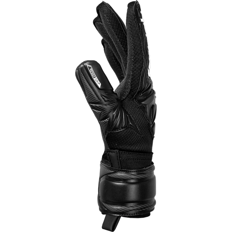 Youth Attrakt Resist Glove, ReuschYouth Attrakt Resist Glove in 7700-Black side thumb
