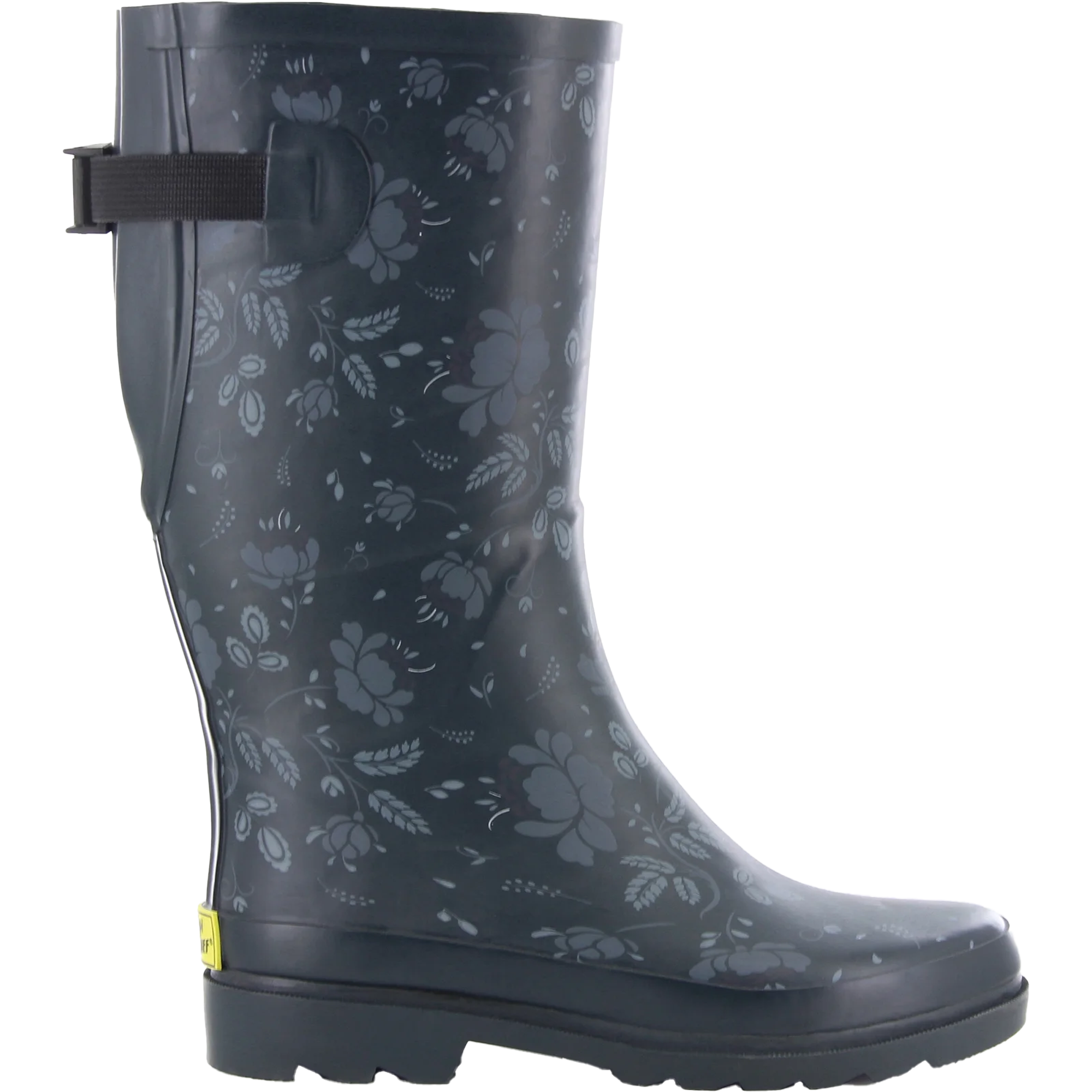 Women's Floral Adjustable Tall Rain Boot alternate view