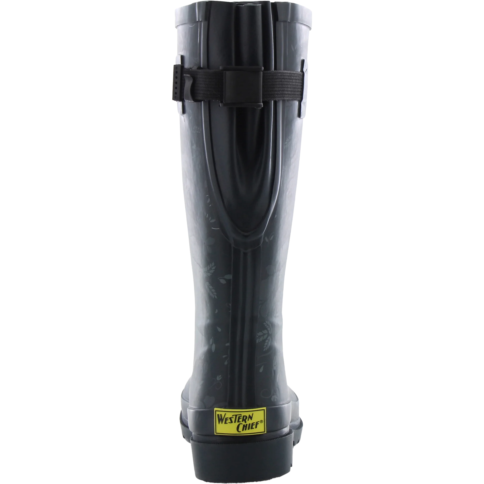 Women's Floral Adjustable Tall Rain Boot alternate view