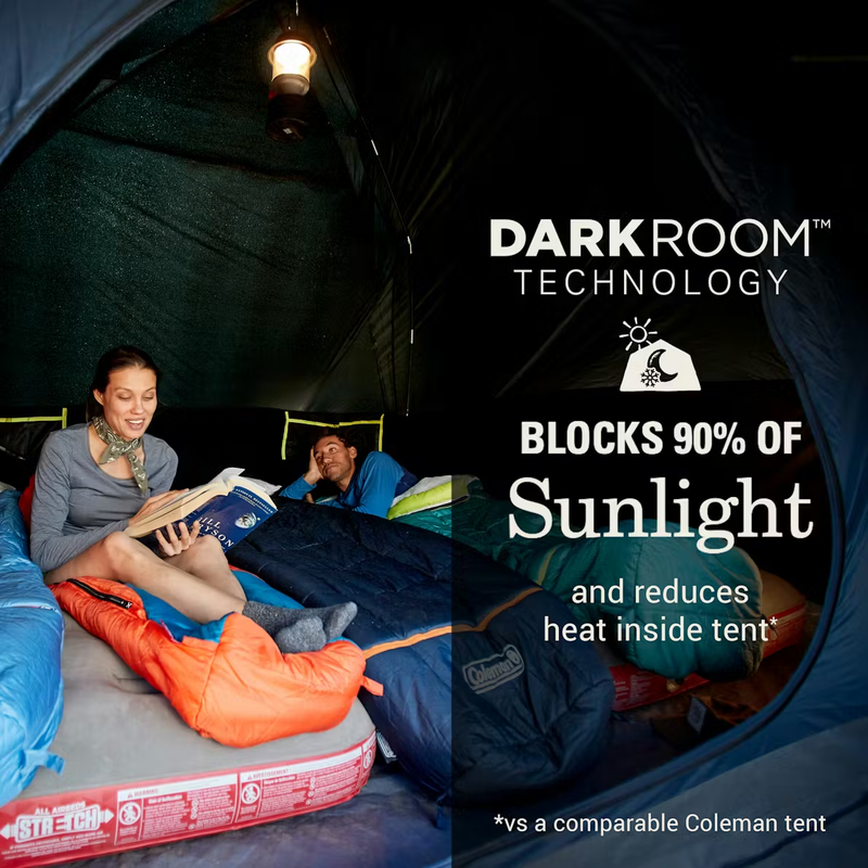Skydome 8-Person Screen Room Camping Tent with Dark Room Technology