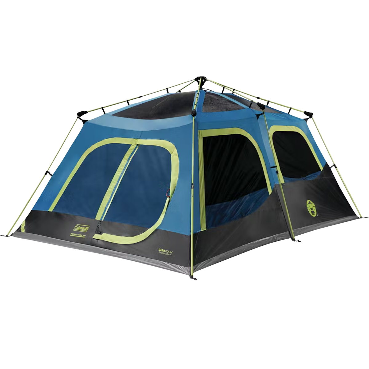 instant camping tent Coleman 10-Person Dark Room Instant Cabin Tent with Rainfly