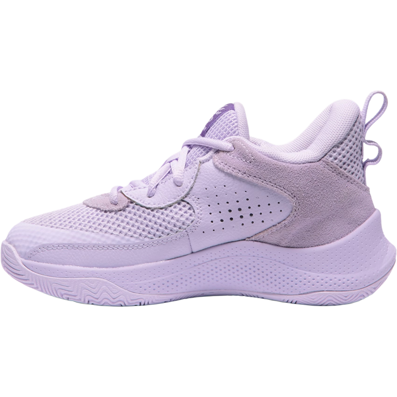 Youth Curry 3Z 24 Suede Preschool, Under Armour Youth Curry 3Z 24 Suede Preschool in Purple inside right profile