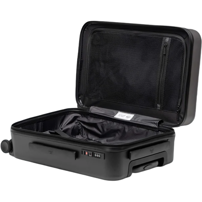 Heritage Hardshell Large Carry-On, Herschel Heritage Hardshell Large Carry-On in Black open