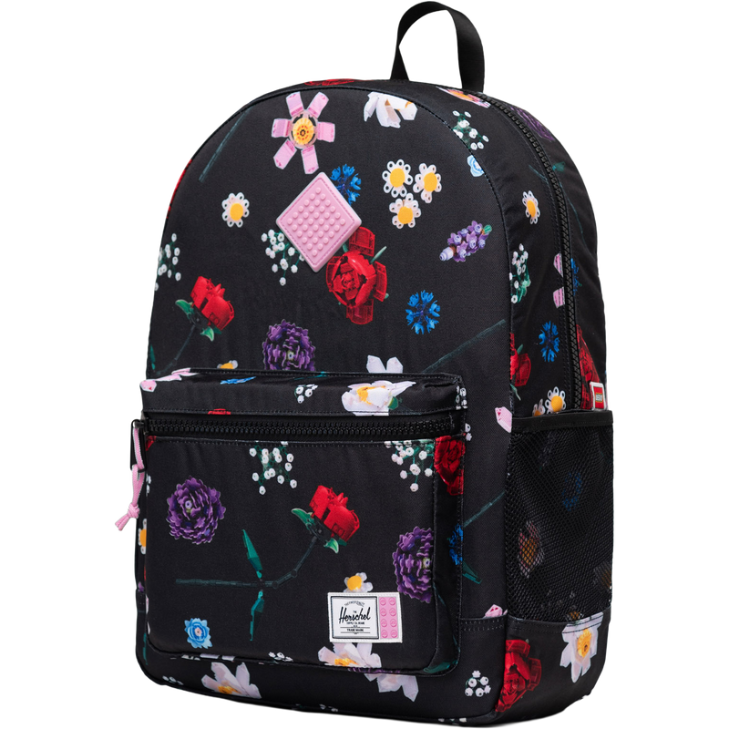 Lego Heritage Youth Backpack, Herschel Lego Heritage Youth Backpack in Falling florals front right