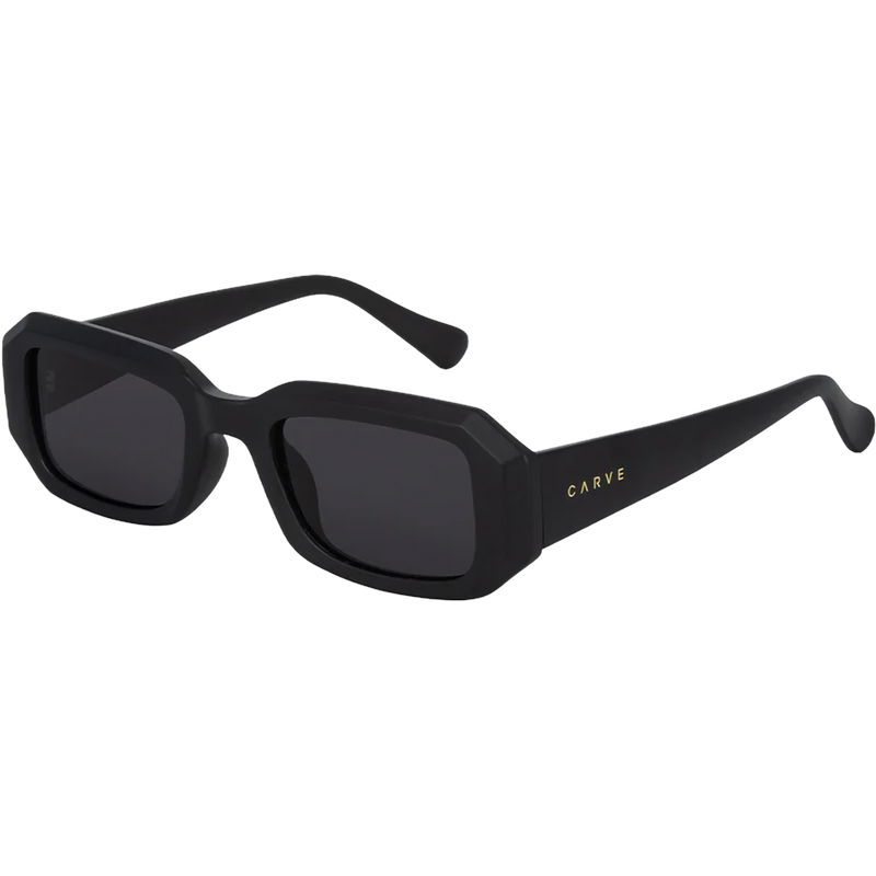Asher, Carve Asher in Matte Black + Grey Injected Polarized front left