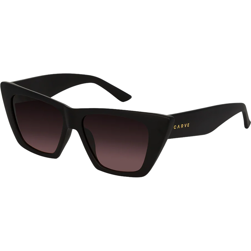 York, Carve York in Matte Black + Pink Gradient front left