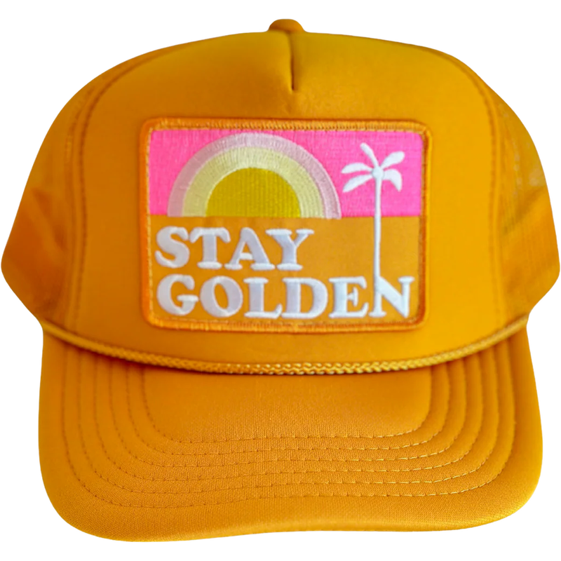 Stay Golden Patch Trucker Hat, Featured Image