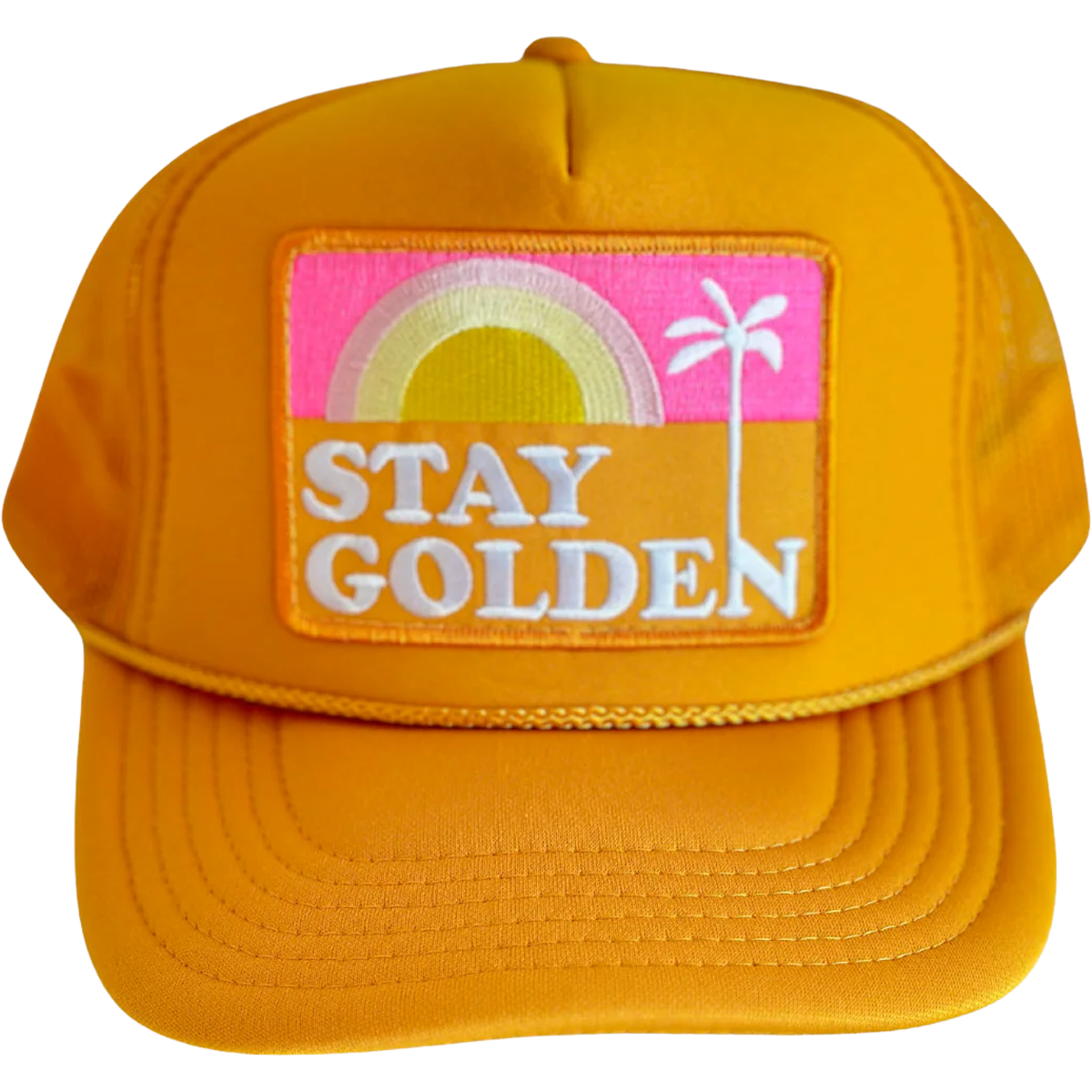 Stay Golden Patch Trucker Hat alternate view