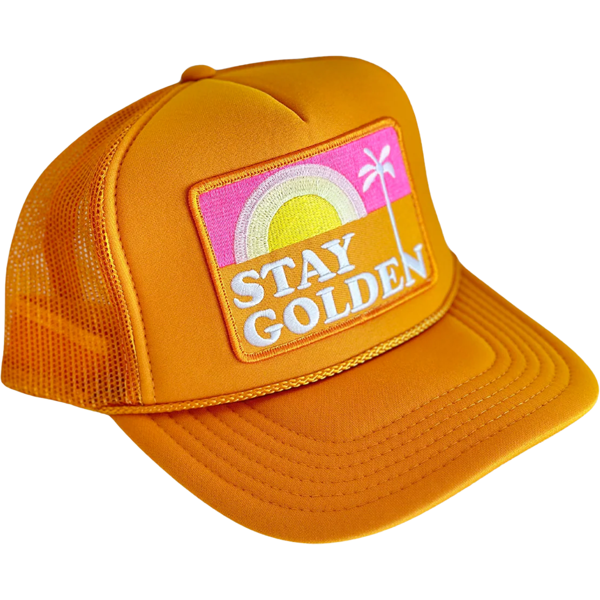 Stay Golden Patch Trucker Hat alternate view