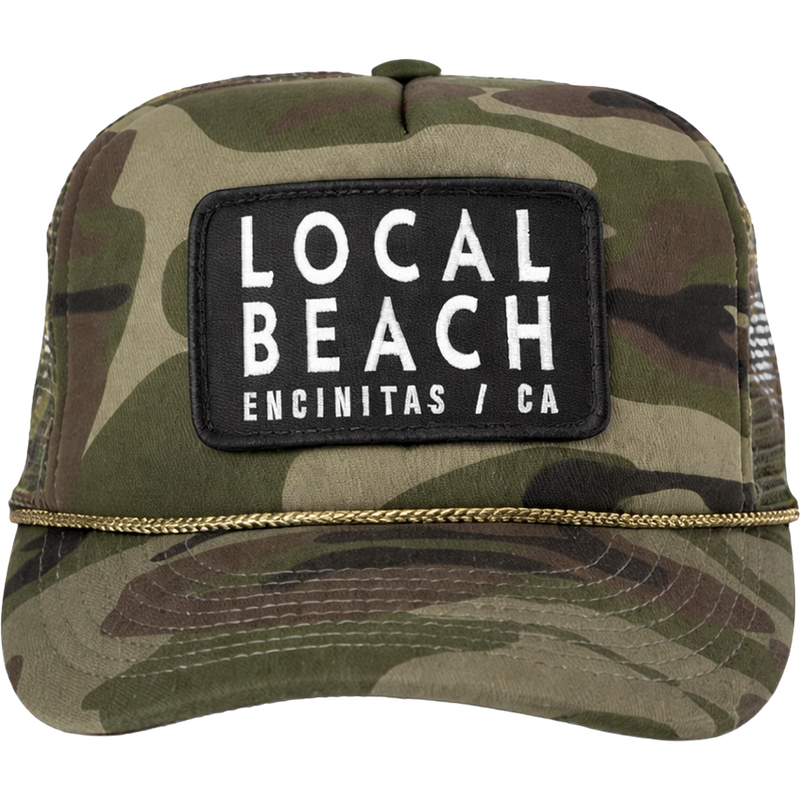 Local Beach Patch Trucker Hat, Featured Image