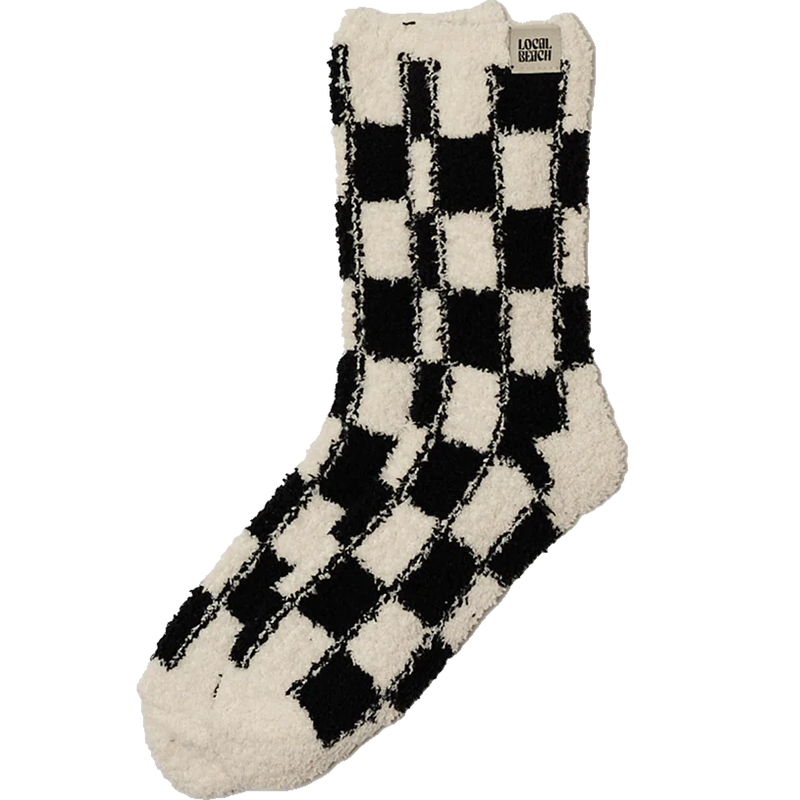 Checker Local Beach Cozy Socks, Featured Image