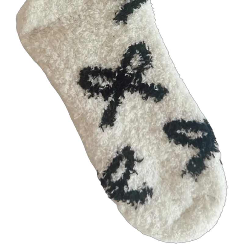 Local Beach Bow Cozy Socks, Local Beach Local Beach Bow Cozy Socks detail